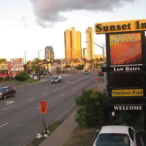 Sunset Niagarawatervallen